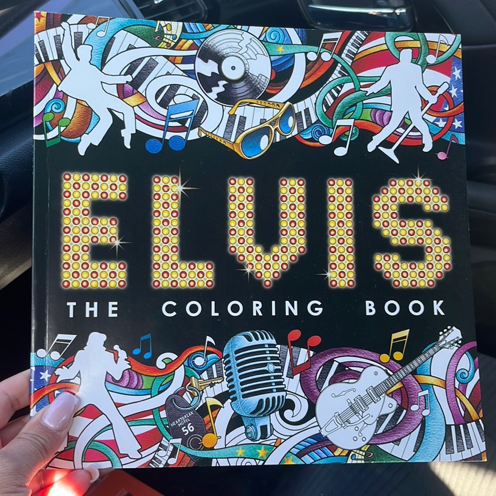 Elvis coloring book